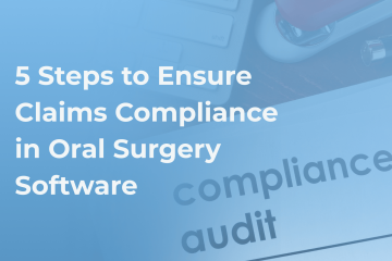 Compliance audit paper, highlighting the importance of maintaining claims compliance in oral surgery software.